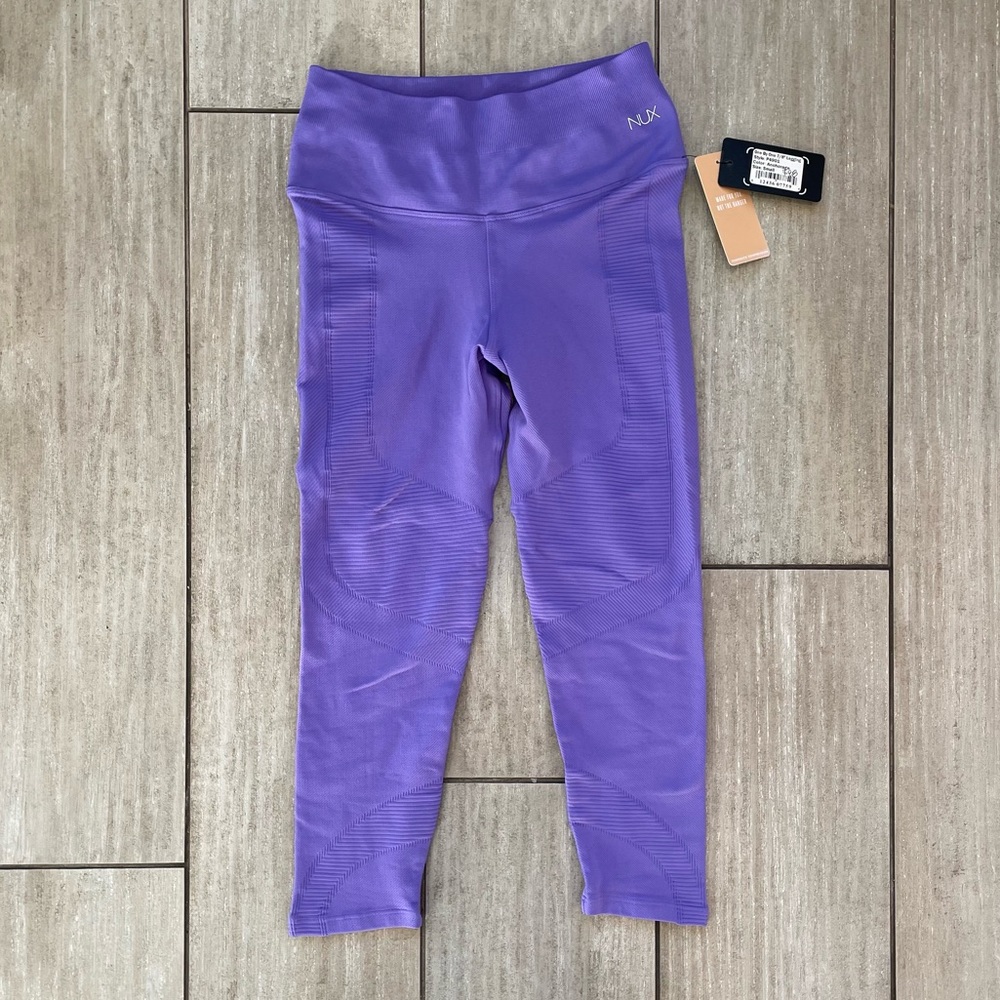 NUX One By One 7/8 Legging, NBW, Anchorage/purple